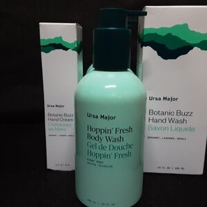 Ursa Major Bundle Includes 3 Hoppin Fresh Body Wash,1 Hand Cream And 1 Hand Wash